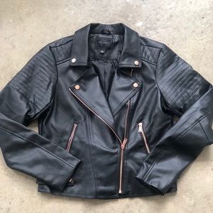 Miss London Faux Leather Jacket